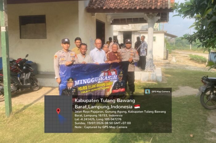 Polsek Gunung Agung Gelar Minggu Kasih Pengamanan Ibadah Gereja Kristen Muria Indonesia (GKMI) - Hot News