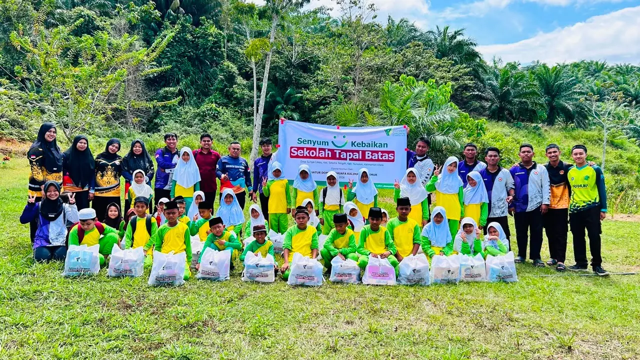 Dukung Pendidikan Tapal Batas, Dompet Dhuafa Kaltim Beri Paket Belajar untuk Siswa