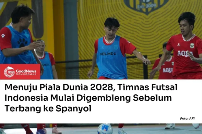 Menuju Piala Dunia 2028, Timnas Futsal Indonesia Mulai Digembleng Sebelum Terbang ke Spanyol